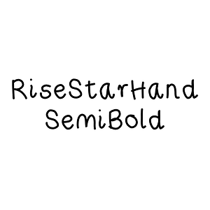 RiseStarHand SemiBold
