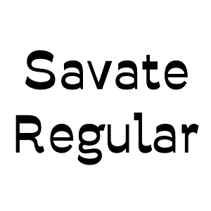 Savate Regular