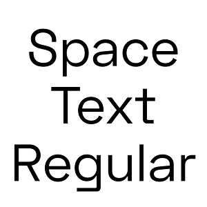 Space Text Regular