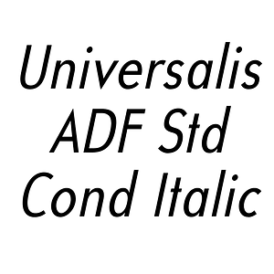Universalis ADF Std Cond Italic
