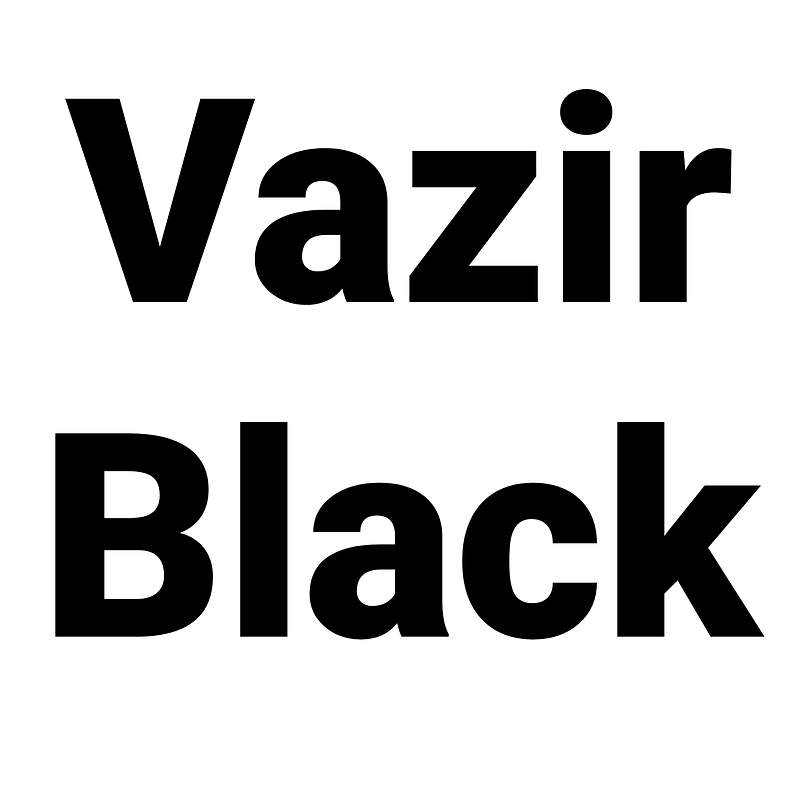 Vazir Black - Free fonts on creazilla.com