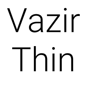 Vazir Thin