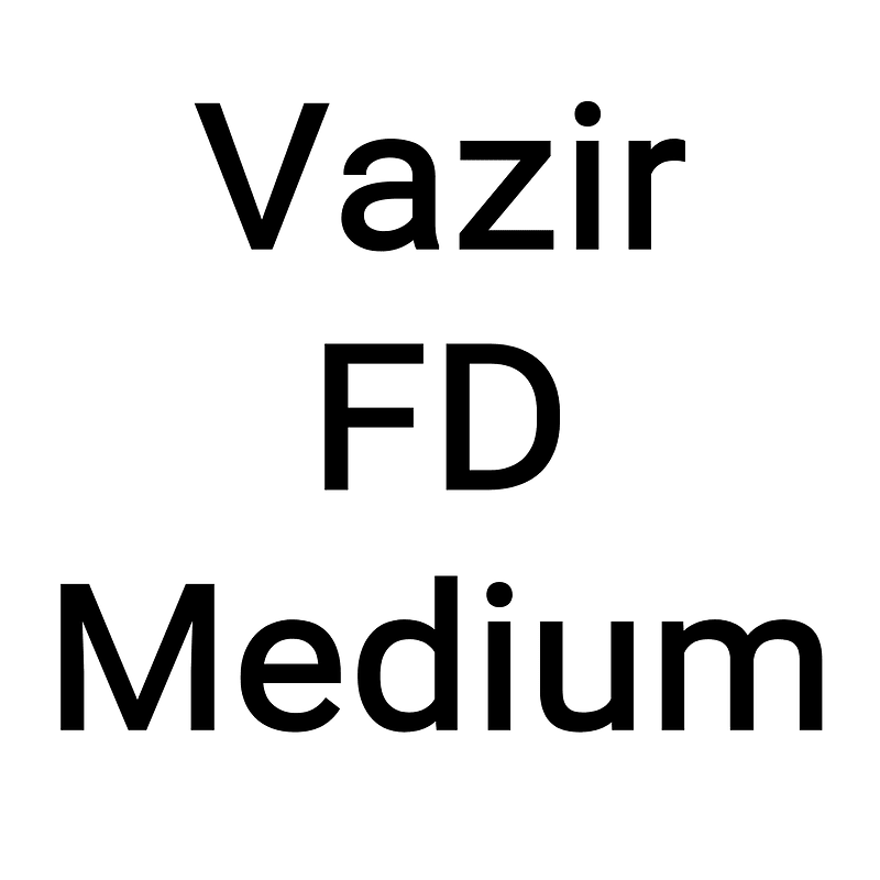 Vazir FD Medium - Free fonts on creazilla.com