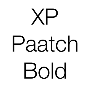 XP Paatch Bold