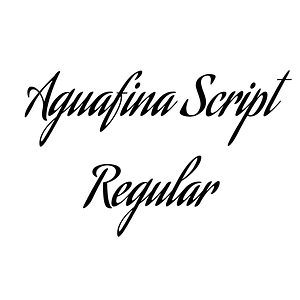 Aguafina Script Regular