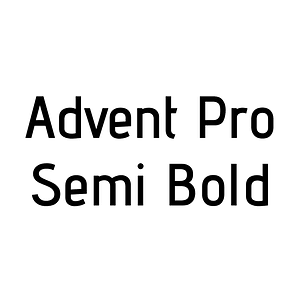 Advent Pro Semi Bold