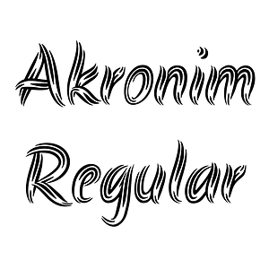 Akronim Regular