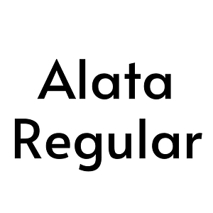 Alata Regular