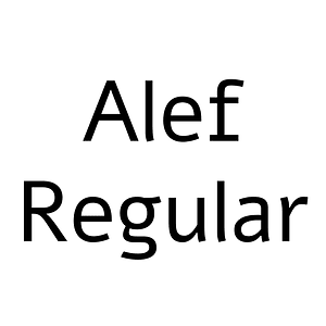 Alef Regular