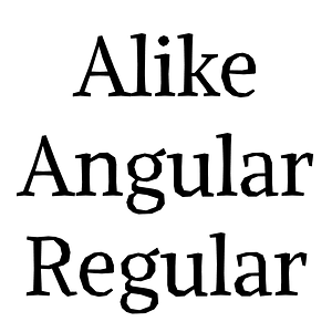 Alike Angular Regular