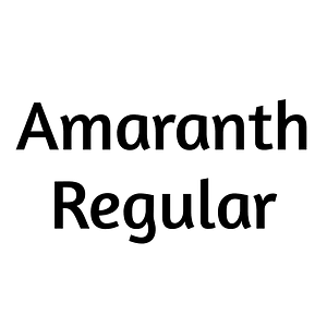 Amaranth Regular