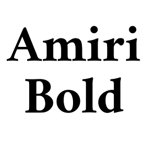 Amiri Bold