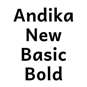 Andika New Basic Bold