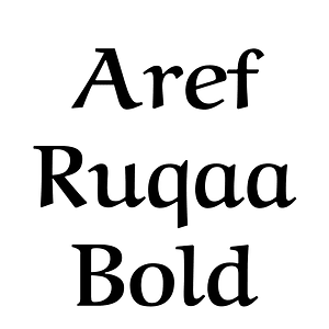 Aref Ruqaa Bold