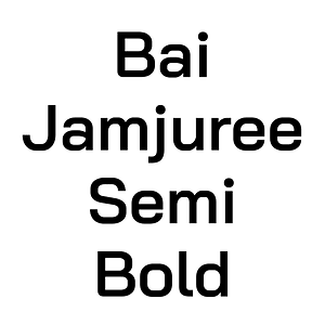 Bai Jamjuree Semi Bold