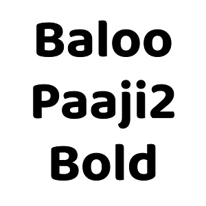 Baloo Paaji2 Bold