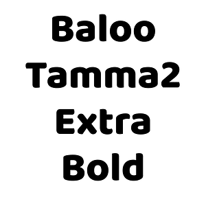Baloo Tamma2 Extra Bold