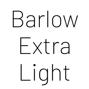 Barlow Extra Light