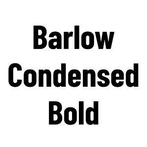 Barlow Condensed Bold