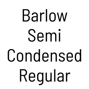 Barlow Semi Condensed Regular