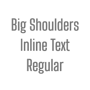 Big Shoulders Inline Text Regular