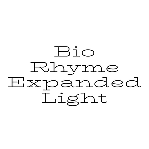 Bio Rhyme Expanded Light
