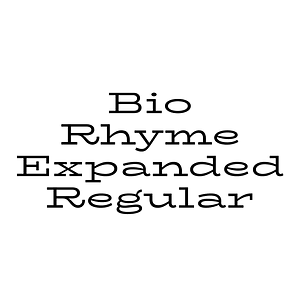 Bio Rhyme Expanded Regular