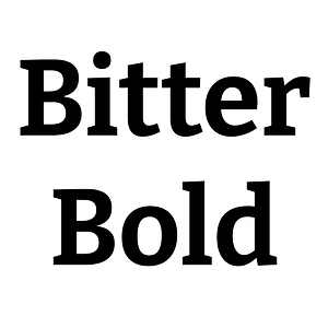 Bitter Bold