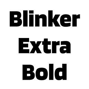 Blinker Extra Bold