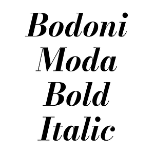 Bodoni Moda Bold Italic