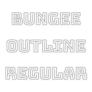 Bungee Outline Regular