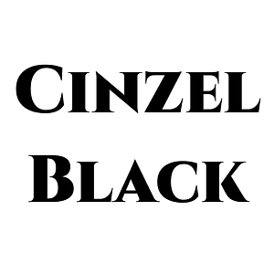 Cinzel Black