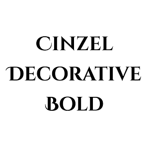 Cinzel Decorative Bold