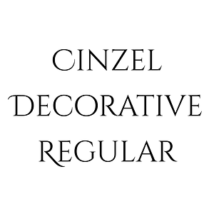 Cinzel Decorative Regular