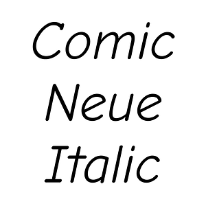 Comic Neue Italic