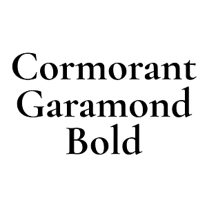 Cormorant Garamond Bold