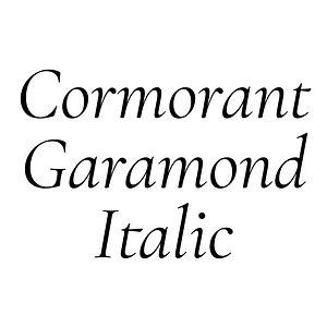 Cormorant Garamond Italic