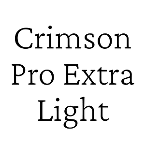 Crimson Pro Extra Light