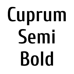 Cuprum Semi Bold