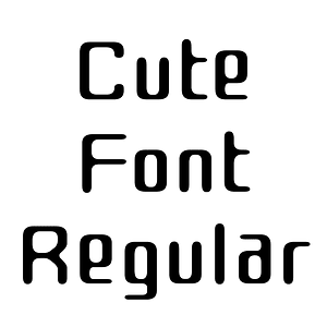 Cute Font Regular