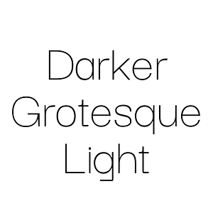 Darker Grotesque Light