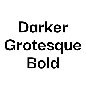 Darker Grotesque Bold