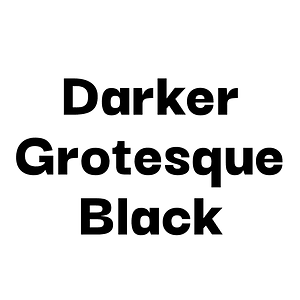 Darker Grotesque Black