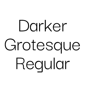 Darker Grotesque Regular