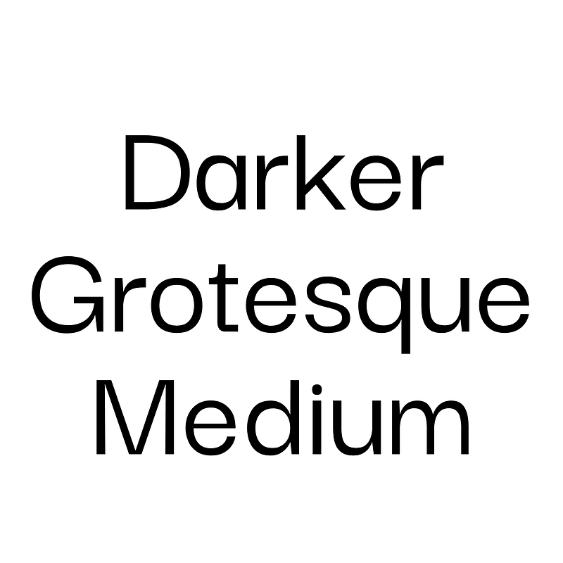 Darker Grotesque Medium