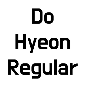 Do Hyeon Regular