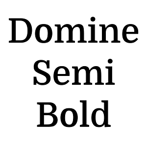 Domine Semi Bold