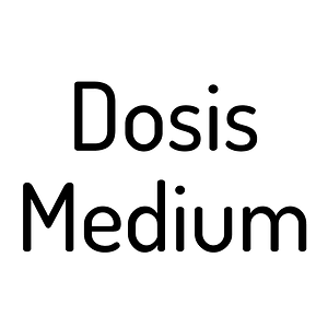 Dosis Medium