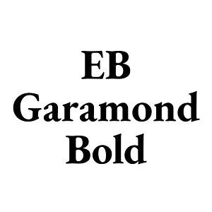 EB Garamond Bold