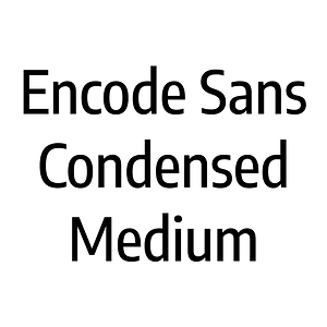 Encode Sans Condensed Medium